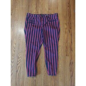 Hot Topic Stingerette Women's Goth Jeans Pants Blackheart Size 24 Punk Grunge